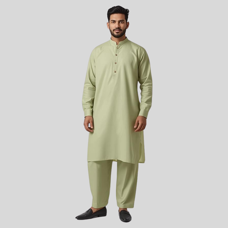 ELVAR Royal Collection Pistachio - Unstitched Fabric