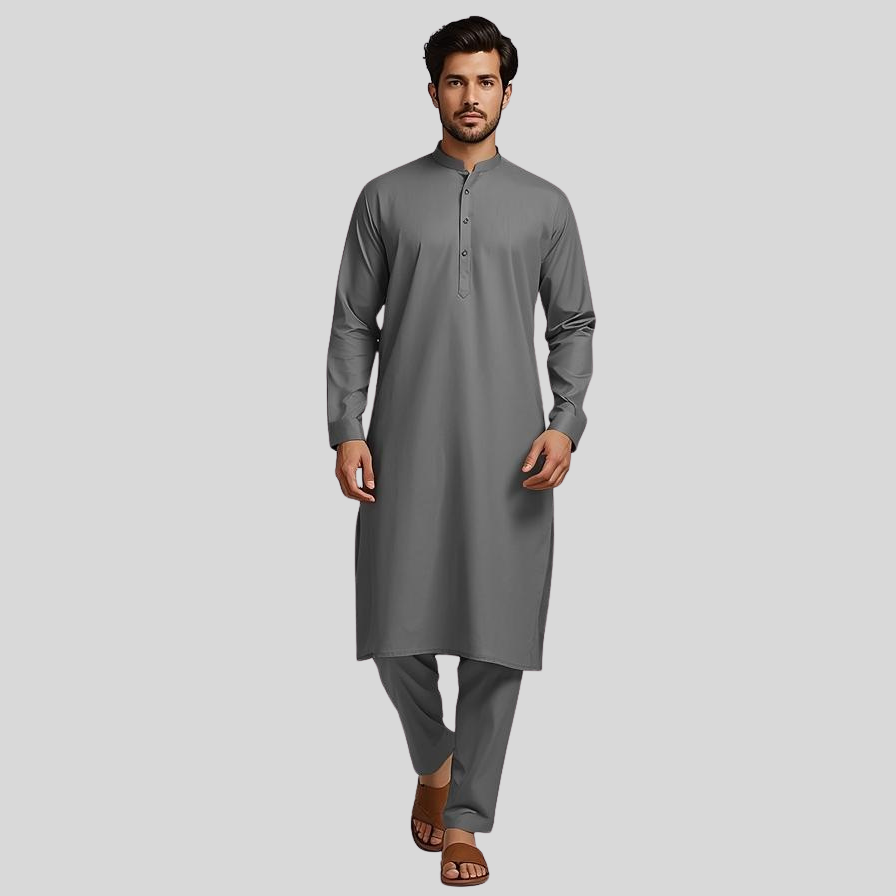 ELVAR Royal Collection Mid Grey - Unstitched Fabric